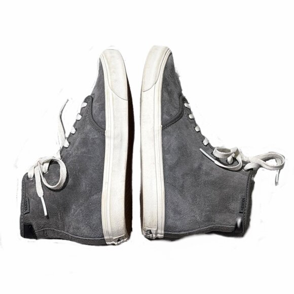 Vans Sneakers Womens 9.5M Gray Suede High Top Camden Skater Grunge Tomboy Urban - Picture 13 of 16